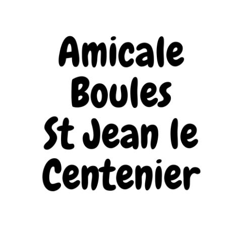 Amicale Boules St Jean le Centenier