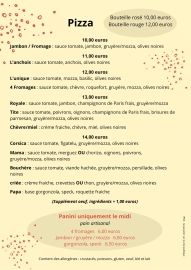 pizza maria menu saint jean le centenier