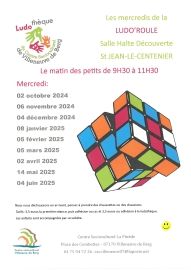 Planning Ludo'Roule 2024-2025